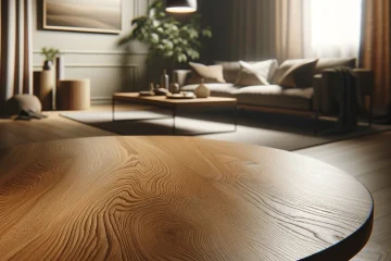 Amerikaanse houten tafel
